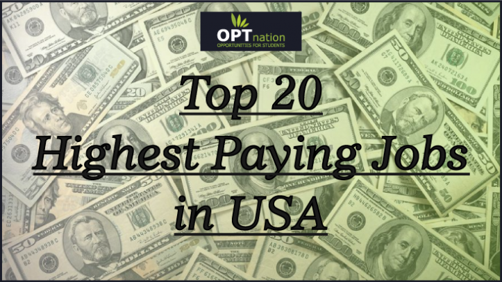 Highest Paying Jobs In USA | OPTnation